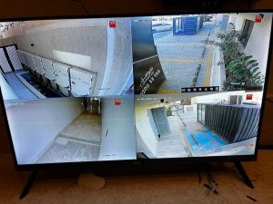 منظومة مراقبة 4 كاميرات مع DVR
